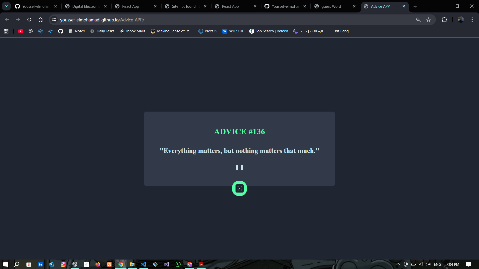 Advice Generator App
