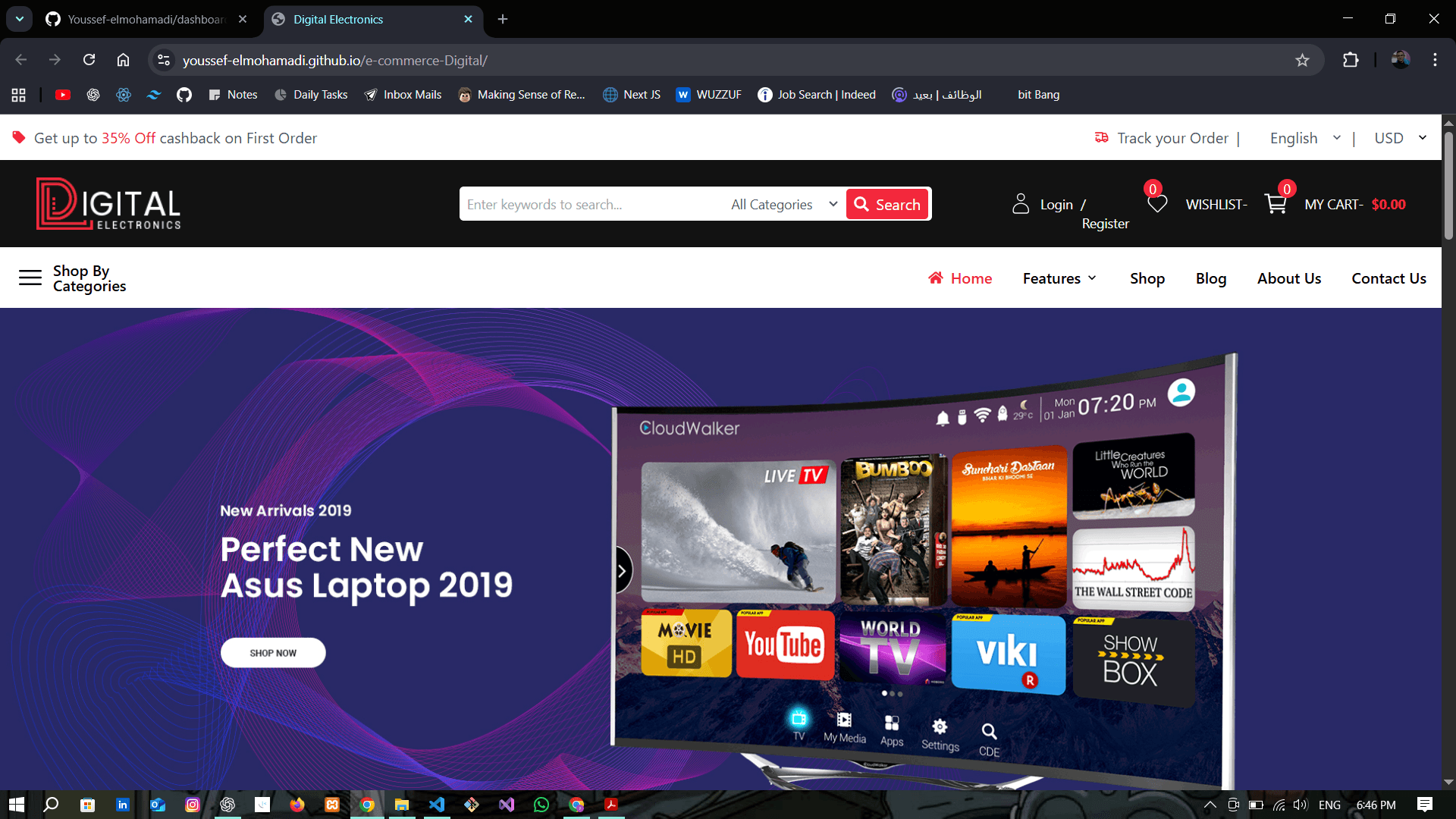 Digital Electronics E-commerce